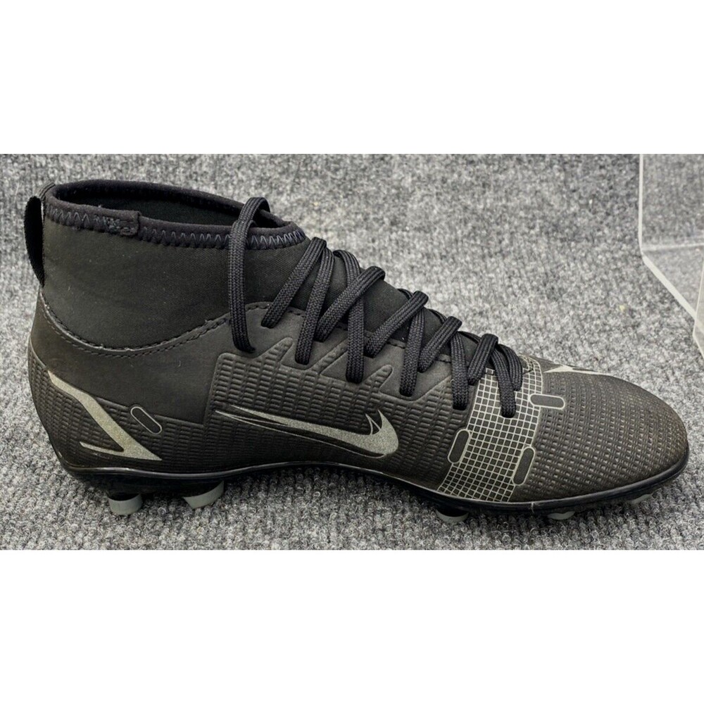 Nike Jr Mercurial Superfly 8 Club MG Soccer Cleats Black Grey CV0790-004 4.5Y - Picture 4 of 11
